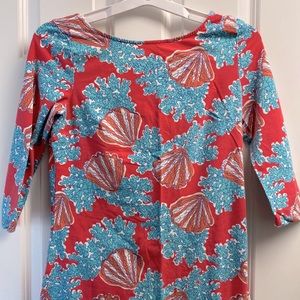 lilly pulitzer stretchy cotton dress Sizem M